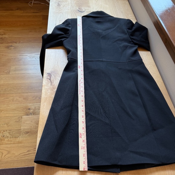 CINZIA ROCCA COAT WOOL KNEE LENGTH LINED LUXURY MINIMALIST CLASSIC TIMELESS 8 - Picture 11 of 13